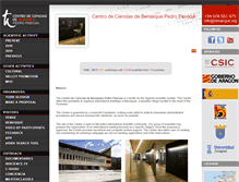 Tablet Screenshot of benasque.org